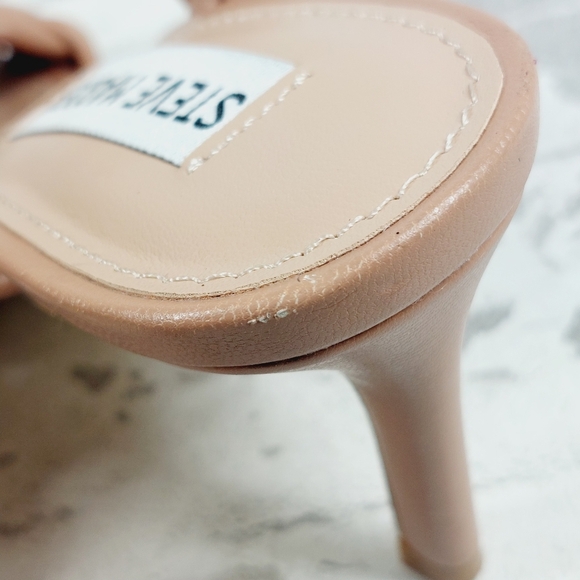 NEW Steve Madden Prema Tan Summer Braided Heeled Sandals F935 - Picture 10 of 11